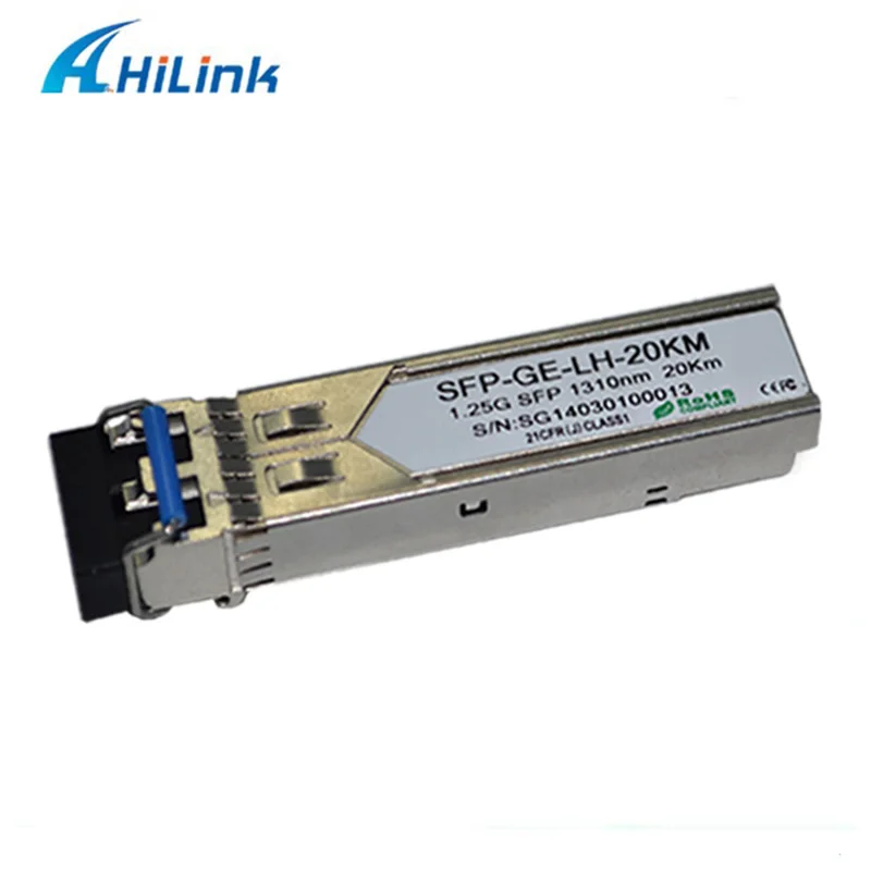 Бесплатная доставка! Совместим с ZTE 1 25G sfp 1000base lx 1310 нм 10/20 км двойной LC DOM