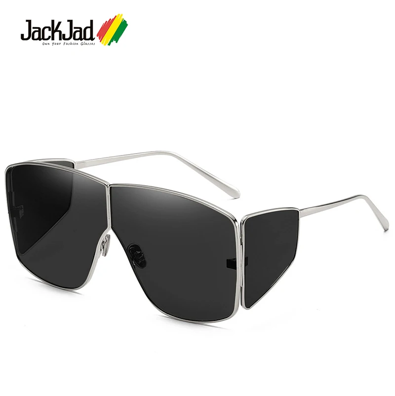 JackJad модные зеркальные стильные негабаритные Защитные солнцезащитные очки для женщин и мужчин, крутые фирменные дизайнерские солнцезащитные очки Oculos De Sol 7304