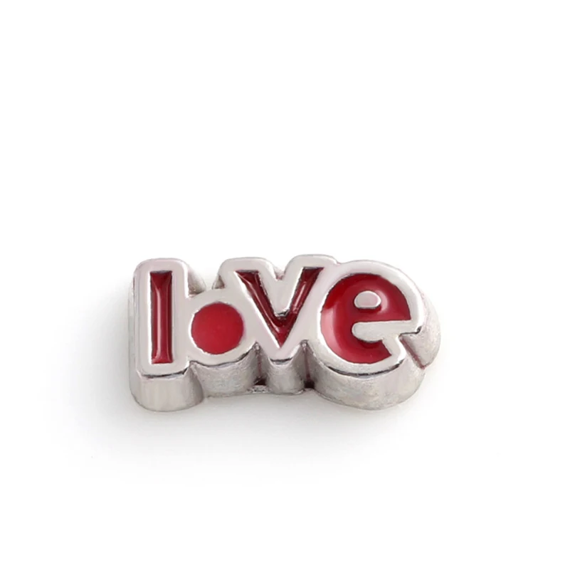 

20Pcs/lot Love Floating Charms Hand-made DIY for Glass Lockets
