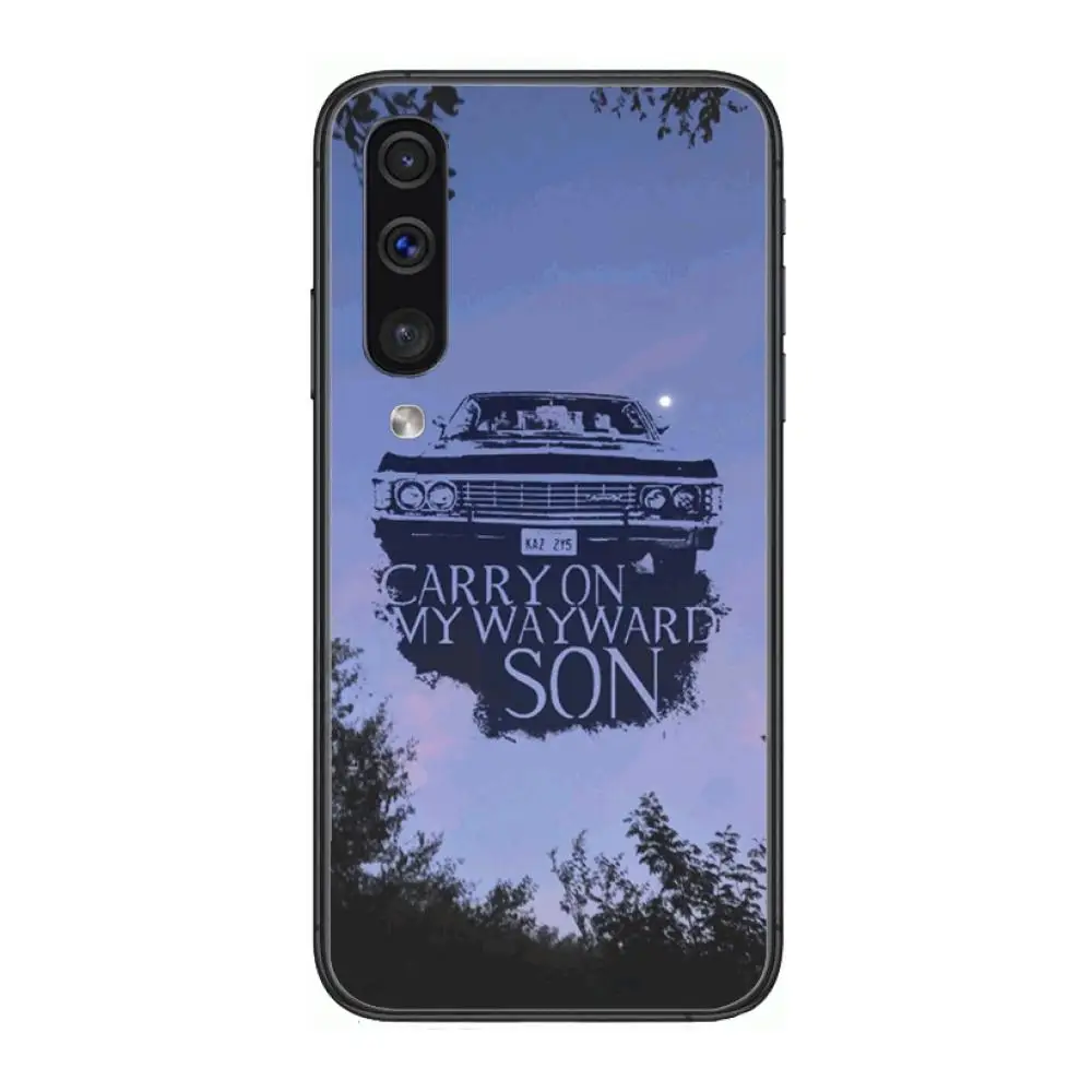 

Art America Supernatural Phone Case Hull For Samsung Galaxy A 3 5 6 7 8 9 E 2018 Plus 2017 E S Black Shell Art Cell Cover TPU