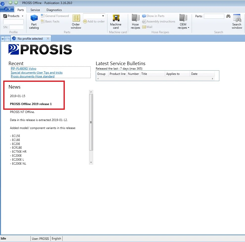 

For Volvo PROSIS Parts Catalog & Repair Manual 9.2019