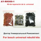 Бесплатная доставка, 100 шт., наборы для замены топливного впрыска, ремонтные комплекты, универсальные резиновые накладки для фильтров bosch EV1.0, наборы для очистки