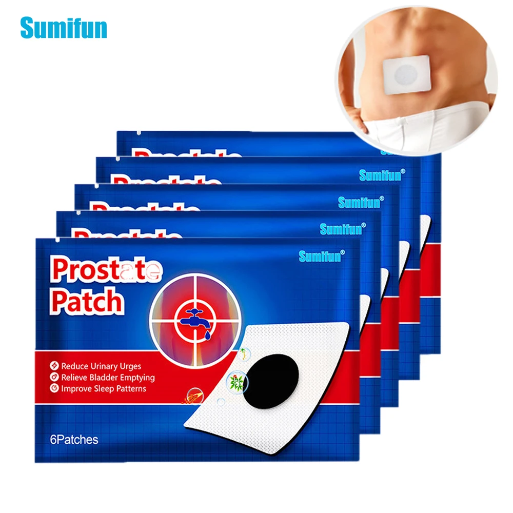 

6pcs Prostatitis Prostate Treatment Patches Man Prostatic Navel Plaster Strengthen Kidney Herbs Medical Navel Patch Health Care
