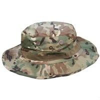 mc cp multi terrain benny hat fishing outdoor camping sun shading round brimmed hat polyester cotton fabric