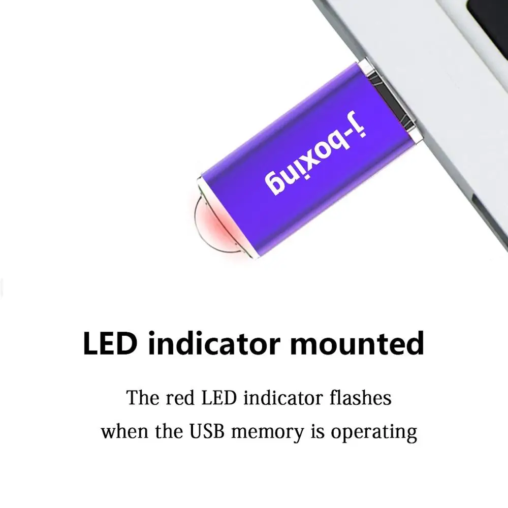 

J-boxing 100PCS USB Flash Drive 64MB 128MB Rectangle Memory Stick 16GB 32GB Pen Drives for PCs Laptop Tablet Macbook USB Device