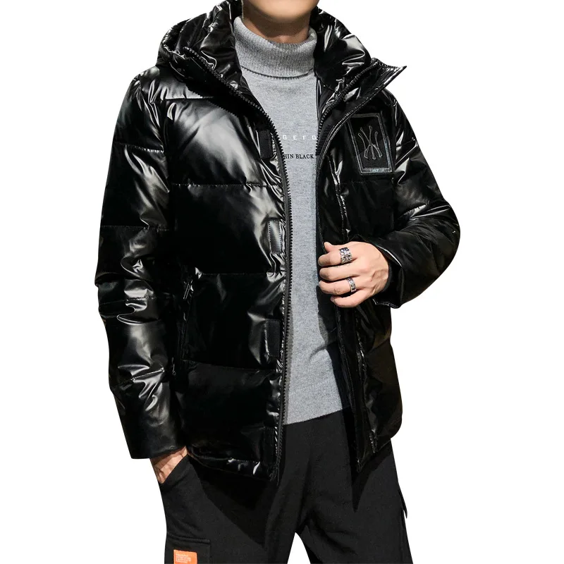 

Winter Men Down Jacket Duck Down Thick Warm Parkas Outerwear Short YY-NY