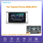 10-дюймовый Android 10 для TOYOTA PREVIA ESTIMA 2006-2012 RDS автомобильная навигация для DSP CarPlay Радио Мультимедийный видеоплеер Стерео GPS