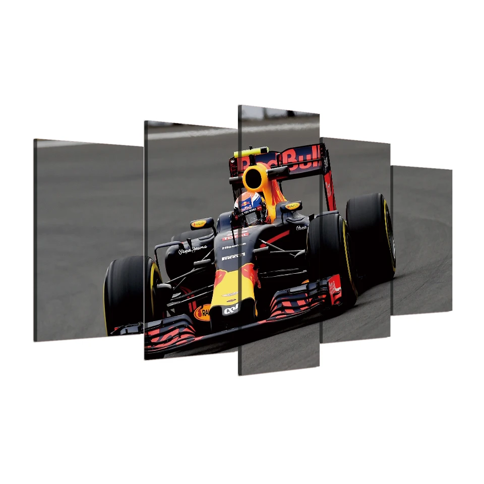 Модульная холст HD печатает дома моды стены с рисунками арт машина плакаты 5 шт. F1