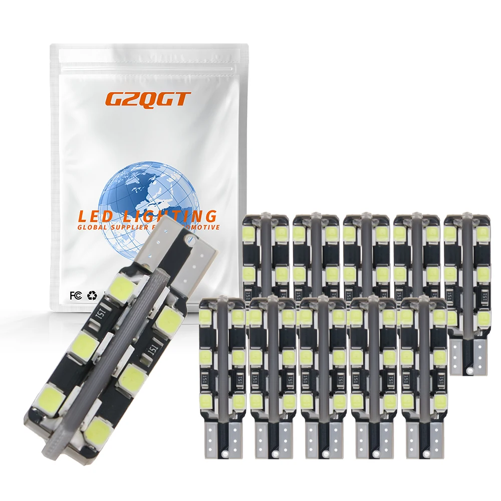 

10 шт./компл. T10 24smd светильник t10 24led парковочная лампа с боковым клином canbus автомобильный Стайлинг T10 светодиодный canbus светильник
