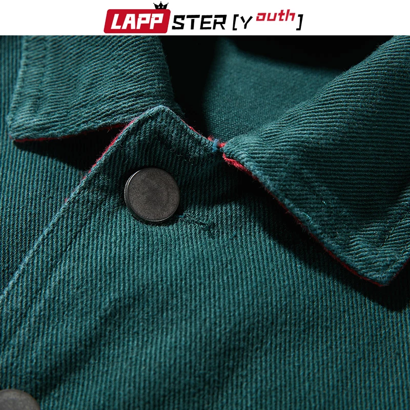 LAPPSTER уличная однотонная джинсовая куртка для мужчин джинсовые пальто 2020 осенняя