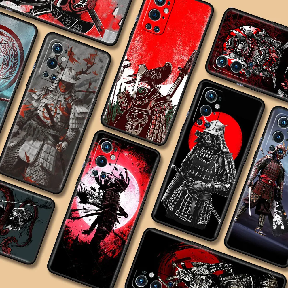 aesthetic samurai cool phone shell for oneplus 8t 8 7 7t 9 pro nord n10 n100 9r 5g case mobile phone bag 1 9pro soft cover free global shipping