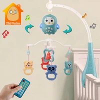 baby crib mobiles rattles music educational toys bed bell carousel for cots infant baby toy 0 12 months for newborns