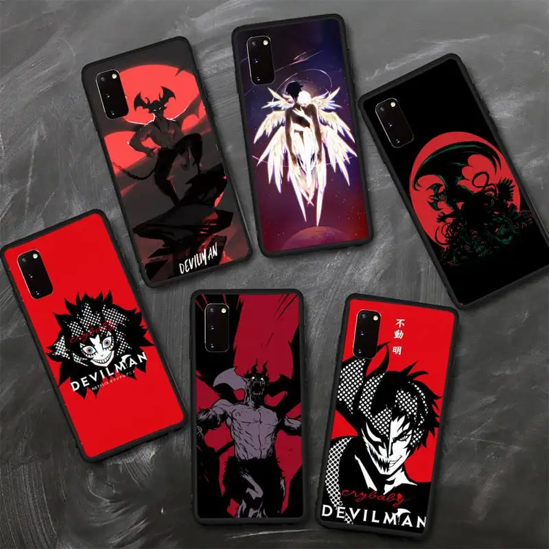 

DEVILMAN Crybaby Anime Phone Case TPU for Samsung Galaxy J2 J4 J5 J6 J7 J8 Note 5 7 8 9 10 20 2018 cover