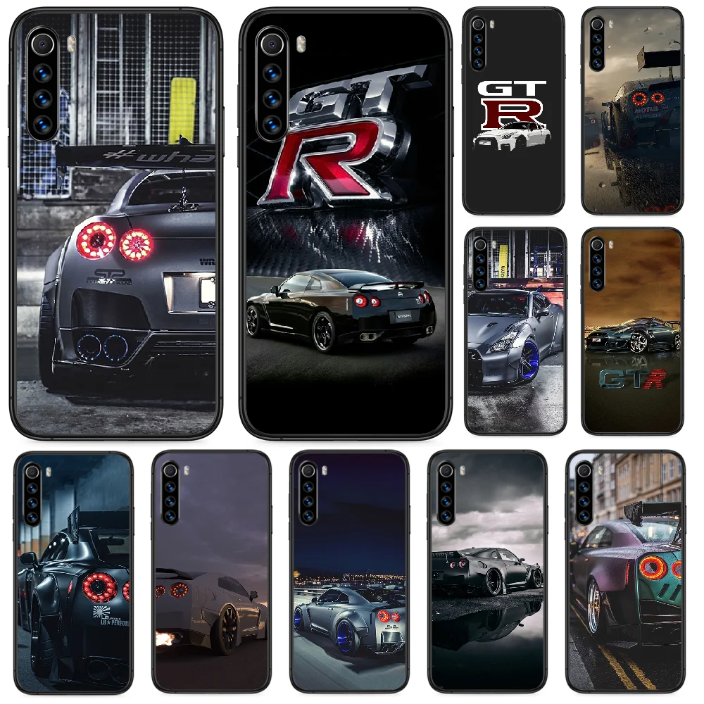 GTR спортивный чехол для телефона Xiaomi Redmi Note 4A 4X 5 6 6A 7 7A 8 8A 4 5A 8T Plus Pro черный