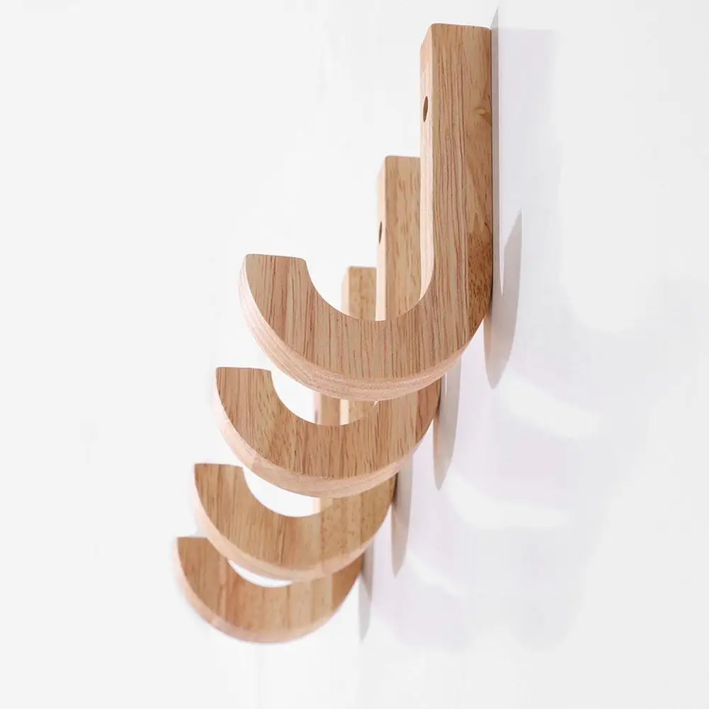 Дубовый крючок для пальто современная настенная вешалка и шляп дубовые вешалки