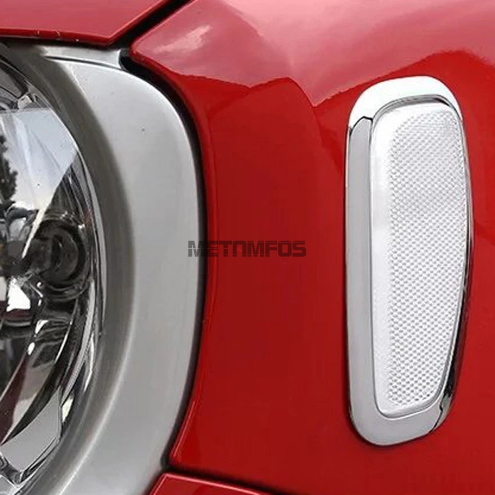 Для Jeep Renegade- хромированная Предупреждение указателя поворота, светильник, накладка, рамка, внешние аксессуары, Стайлинг автомобиля