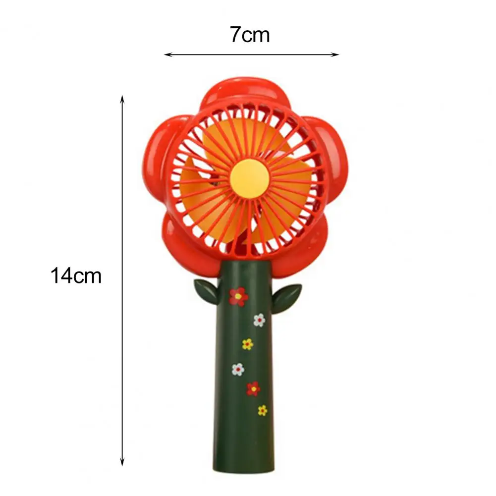 

Handheld Fan Flower Shape Portable ABS Rechargeable Portable Pocket Fan for Outdoor