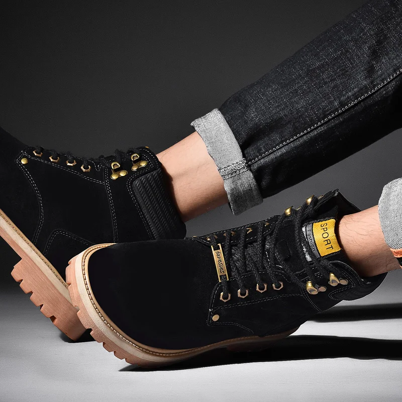 

Men Casual Sport Shoes Mens Sneakers Casual Male Shoe Black Shoes Men Leather Boots Outdoor Footwear Man Fashion Zapatos Hombre