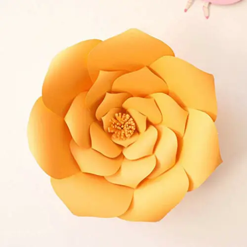 

17 Colors Paper Flower Backdrop Wall Giant Rose Flowers DIY Wedding Party Decor 30 cm Solid Artical Rose Wedding Party Decor