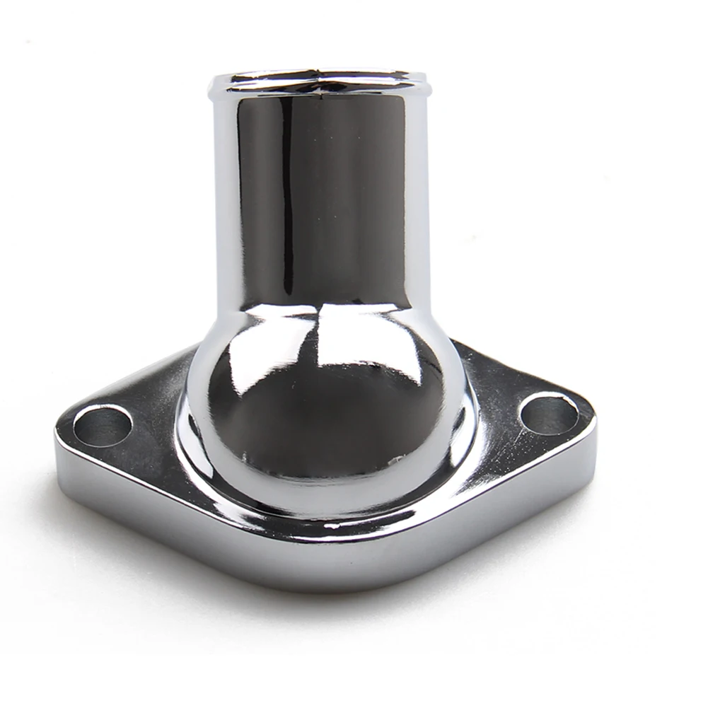 

Хромированный корпус термостата с водяным горлышком 15 градусов для 55-65 Chevy SBC O Ring 350 327 400 454