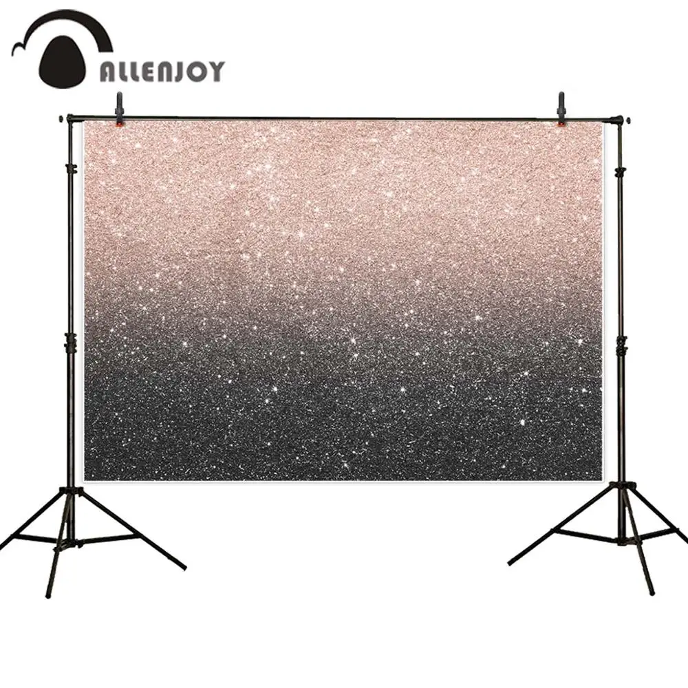 

Фотофон Allenjoy, блестящий фон с розовым золотом, украшение для 16-го дня рождения, Блестящий Фон, фотобудка для фотосессии
