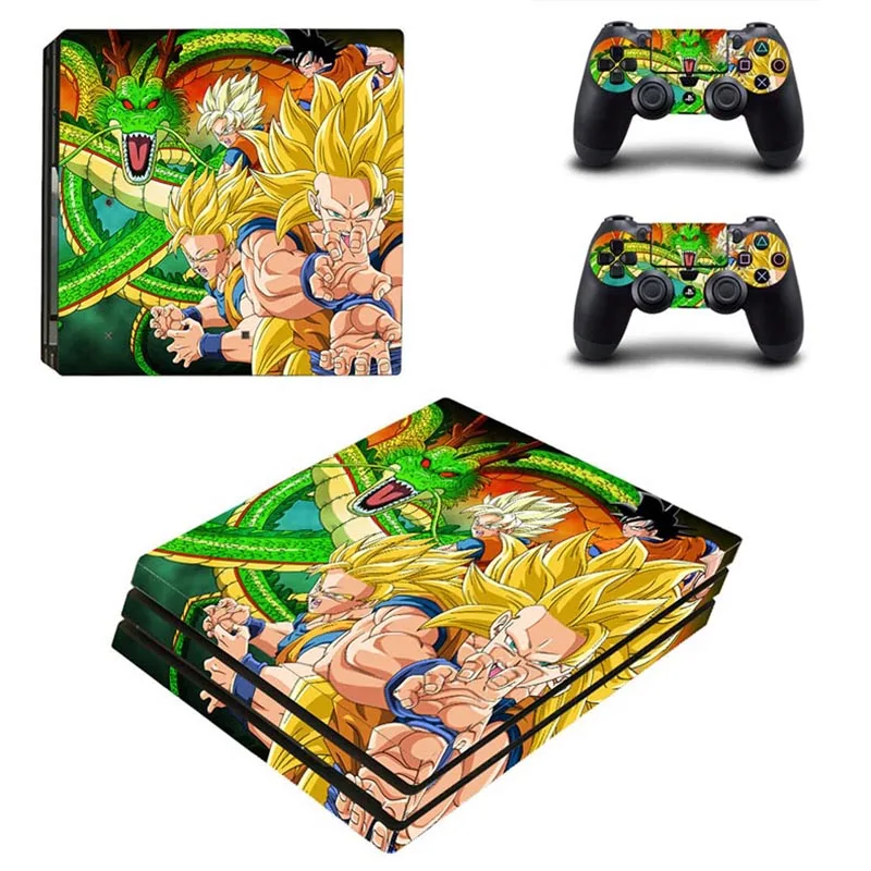 PS 4 Pro наклейка Dragon Ball PS4 s Play станция Кожа Pegatinas для playstation консоль и