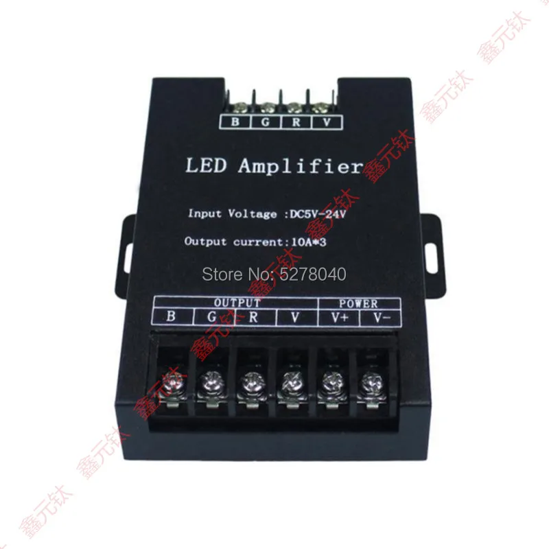 12-24V led RGB amplifier 360-720W High power controller Color strip medium feeder regulator Signal Current amplificati | Освещение