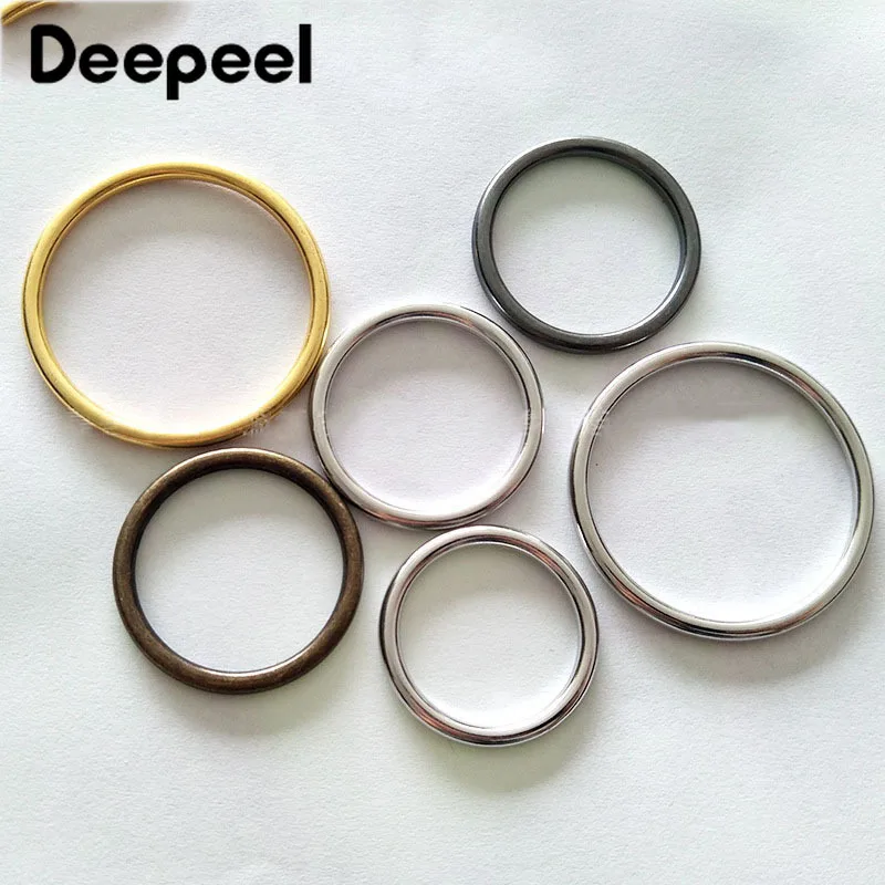 Уплотнительное кольцо Deepeel 5 шт. металлическое круглое 20-50 мм для одежды сумок