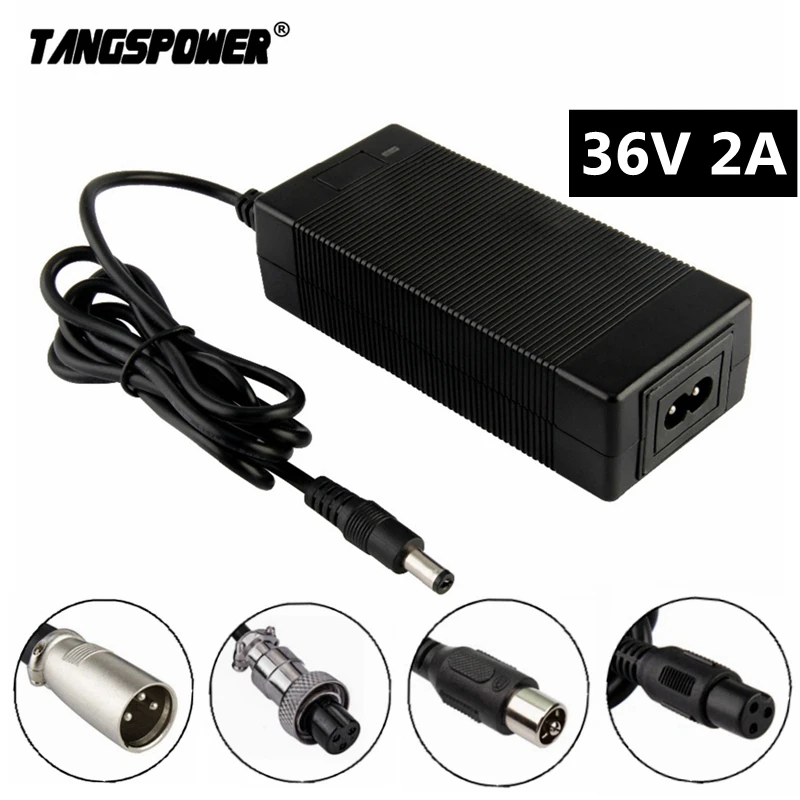 Свинцово-Кислотное зарядное устройство TANGSPOWER 36 в 2 а для электрического скутера