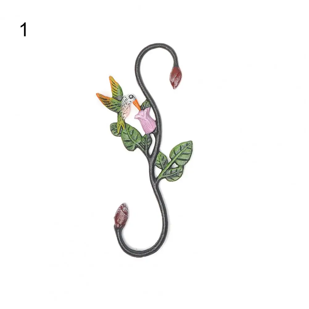 

Hook Animal Pattern S-shaped Wrought Iron Decorative Hanging Hook for Patio is Designed Rustproof Three Sizes to Choose