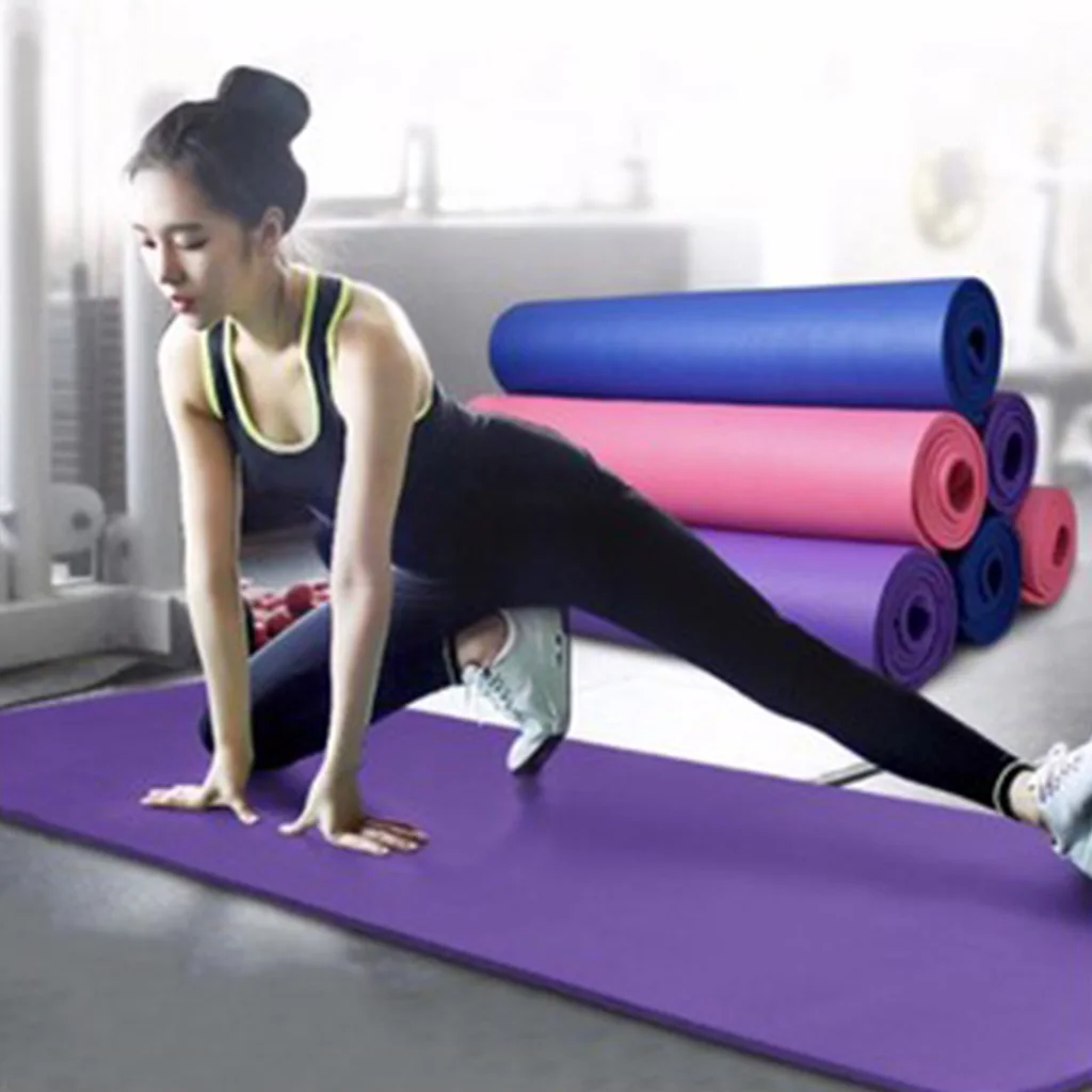 

2Pcs Non-Slip EVA Foam Yoga Mat Portable Gym Cushion Support for Unisex Pilates