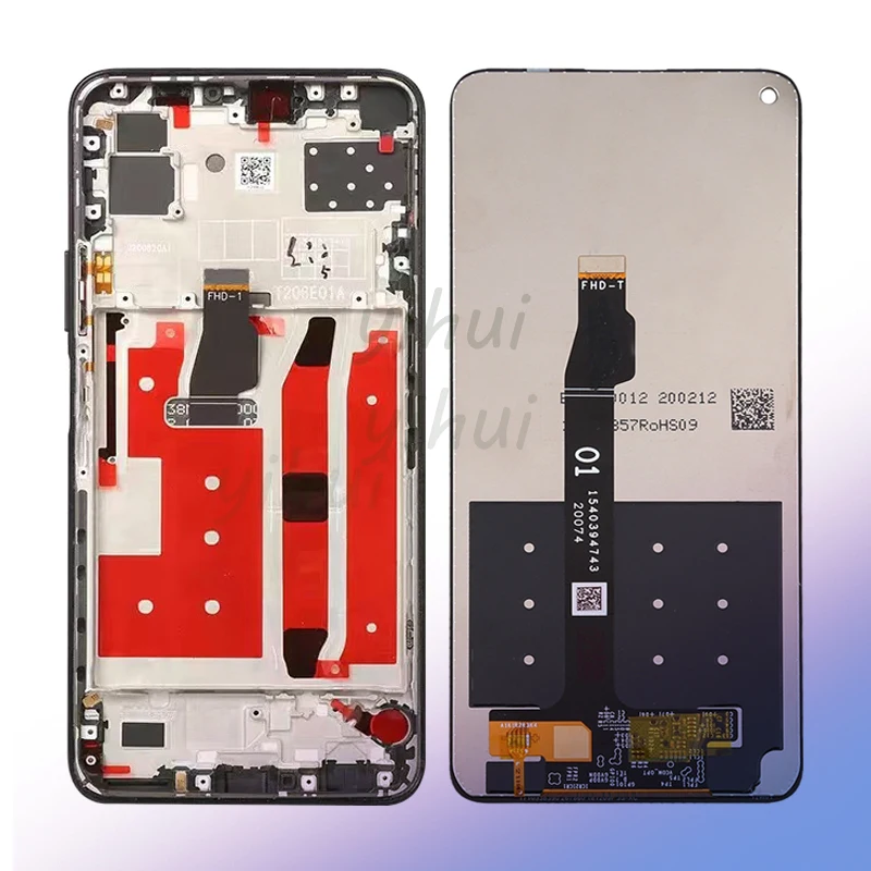 

Original For Huawei Honor 30S/NOVA 7 SE Full LCD DIsplay + Touch Screen Digitizer Assembly Replacement P40 Llite 5G with Frame