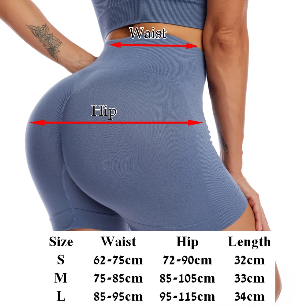 

Women Yoga Pants Seamless Tights High Waist Breathable Slim Leggings Gym Fitness Push Up Workout Running Sport Shorts For Girls
