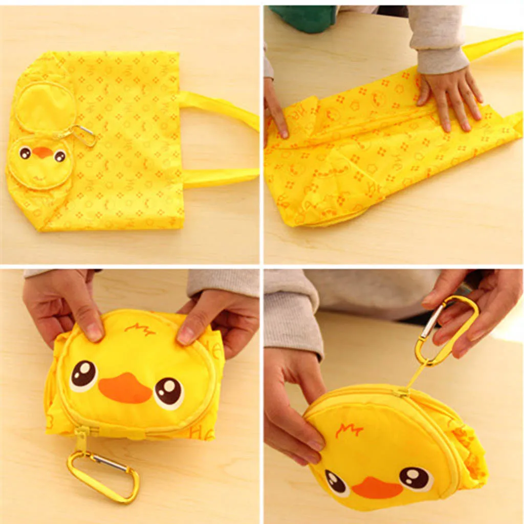 Сумка для супермаркета унисекс с рисунком милой собачки большая вместимость