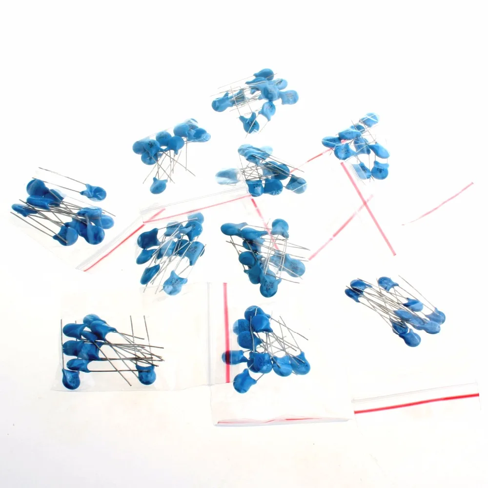 Набор керамических конденсаторов высокого напряжения 10 типов 2 кВ 102K 221K 332K 471K 472K