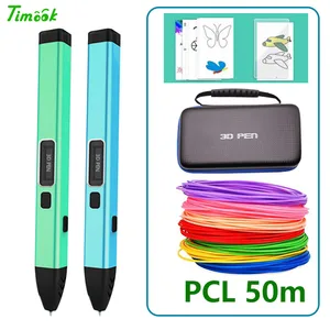 3d-ручка с 50-метровым наполнителем и чехлом для ручки, 5 В, 2 А, USB
