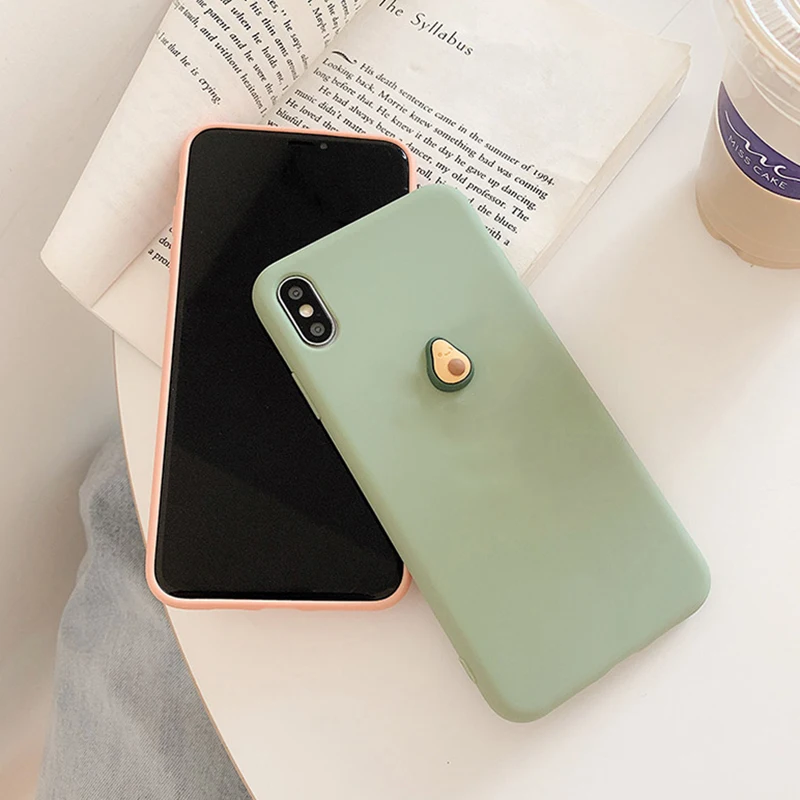 Cute 3D Matte Momordica Case for Huawei Honor 7C AUM-L41 7A DUA-L22 7S 7X 6X 6A 6C 5A LYO-L41 Fruit Soft TPU Cover | Мобильные