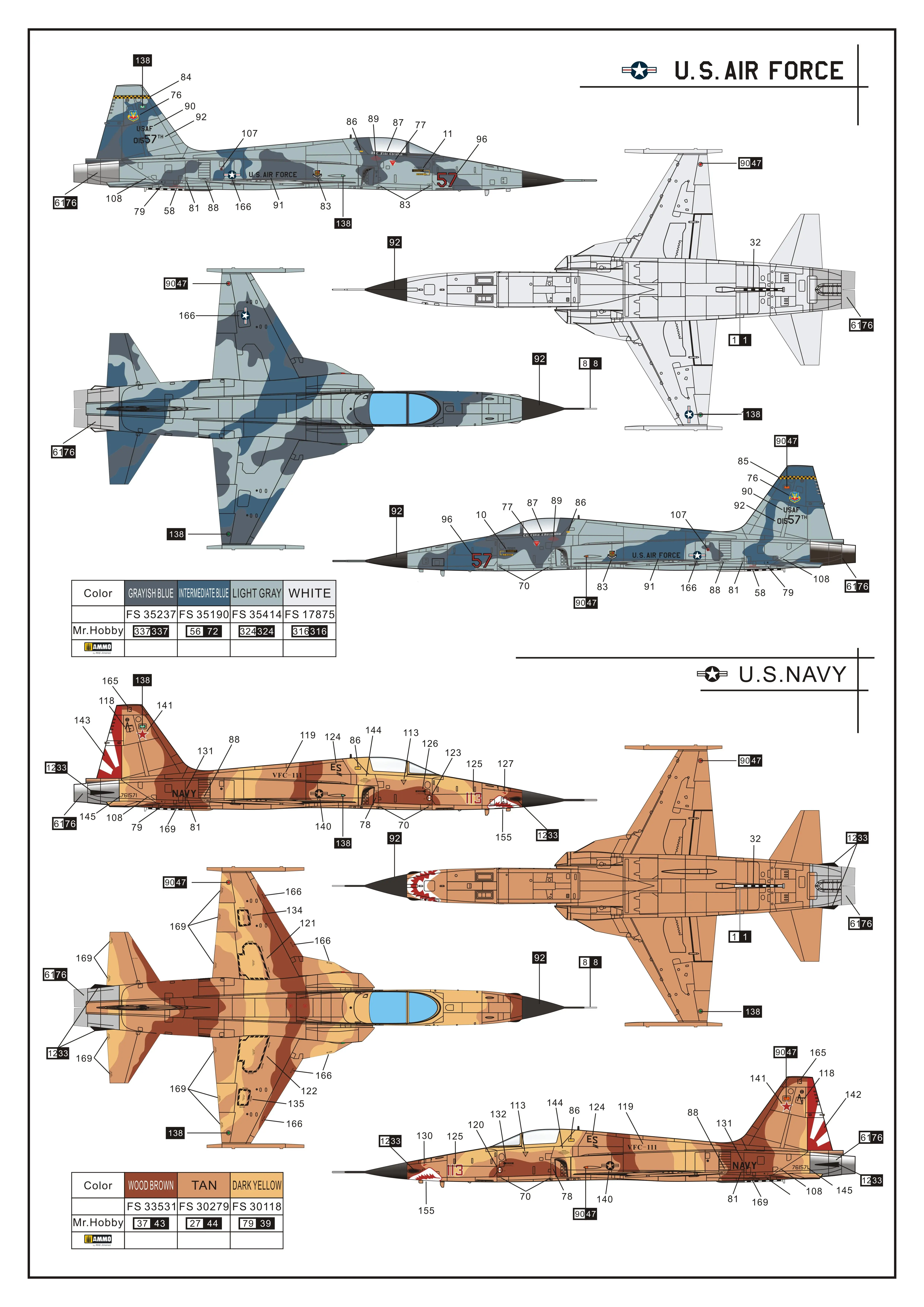 Dream модель DM720013 1/72 весы F-5E 'Tiger ll' (ранняя версия) комплект | Игрушки и хобби