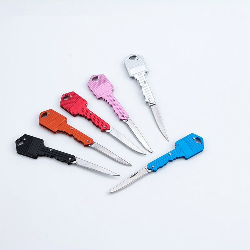 

Outdoor Portable Mini Key Knife Utility Keychain Pocket Tool Paper Wood Cutter Letter Opener School Office Supply Stationery