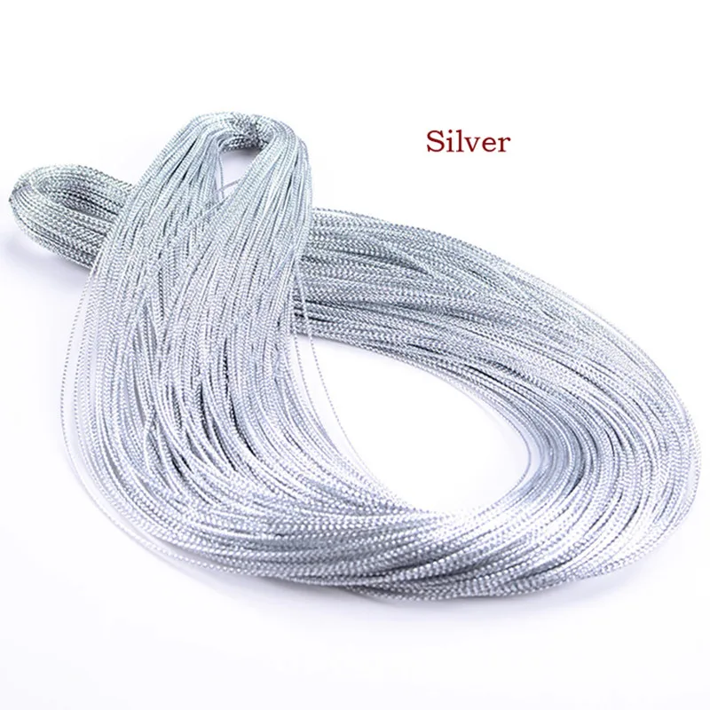 Ювелирные аксессуары сделай сам/1 мм линия бирки для одежды круглая Золотая