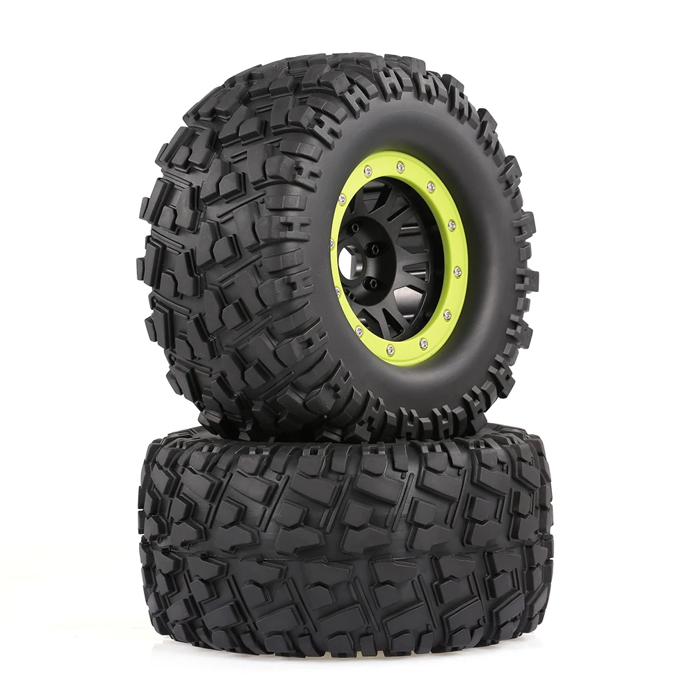 2pcs AUSTAR 165mm 3.8 Inch Rim Rubber Tyre Tire Wheel for 1/8 HSP HPI Traxxas RC Off-road Car Crawler | Игрушки и хобби