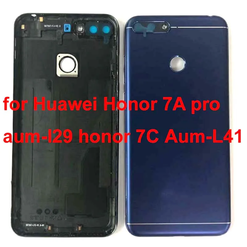 Задняя стеклянная крышка для Huawei Honor 7A pro aum l29 honor 7C задняя батарейного отсека