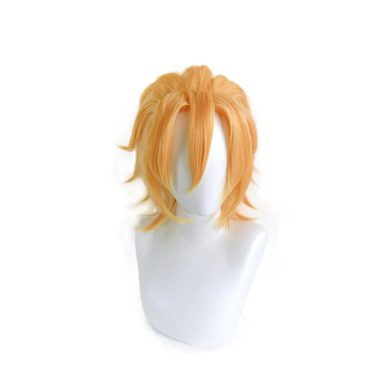 

JOJO's Bizarre Adventure Golden Wind Pannacotta Fugo Wig Cosplay Costume Heat Resistant Synthetic Hair Men Party Role Play Wigs