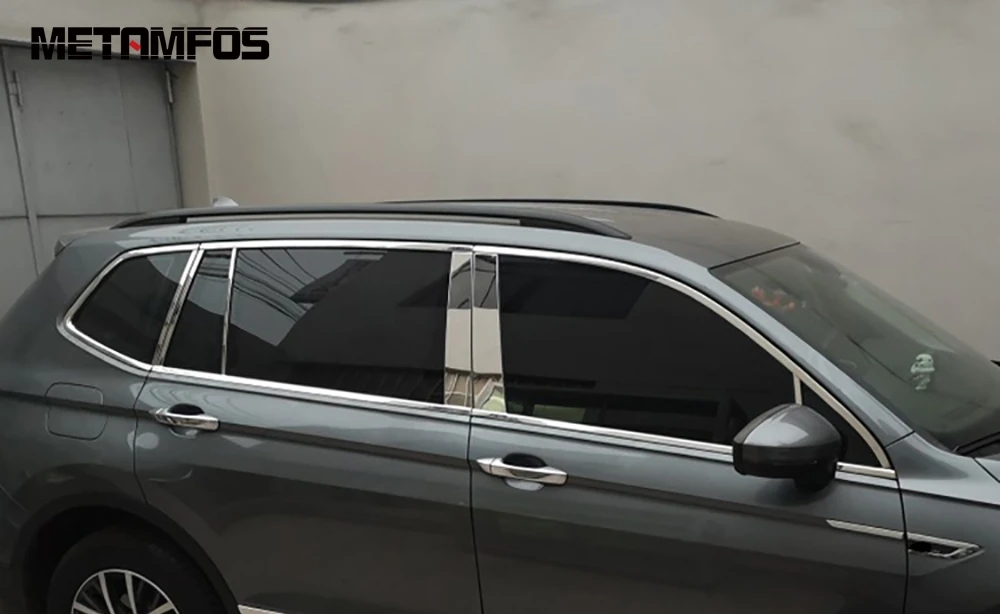 Декоративная накладка на окно для Volkswagen Tiguan 2017 2018 2019 B + C декоративная наклейка