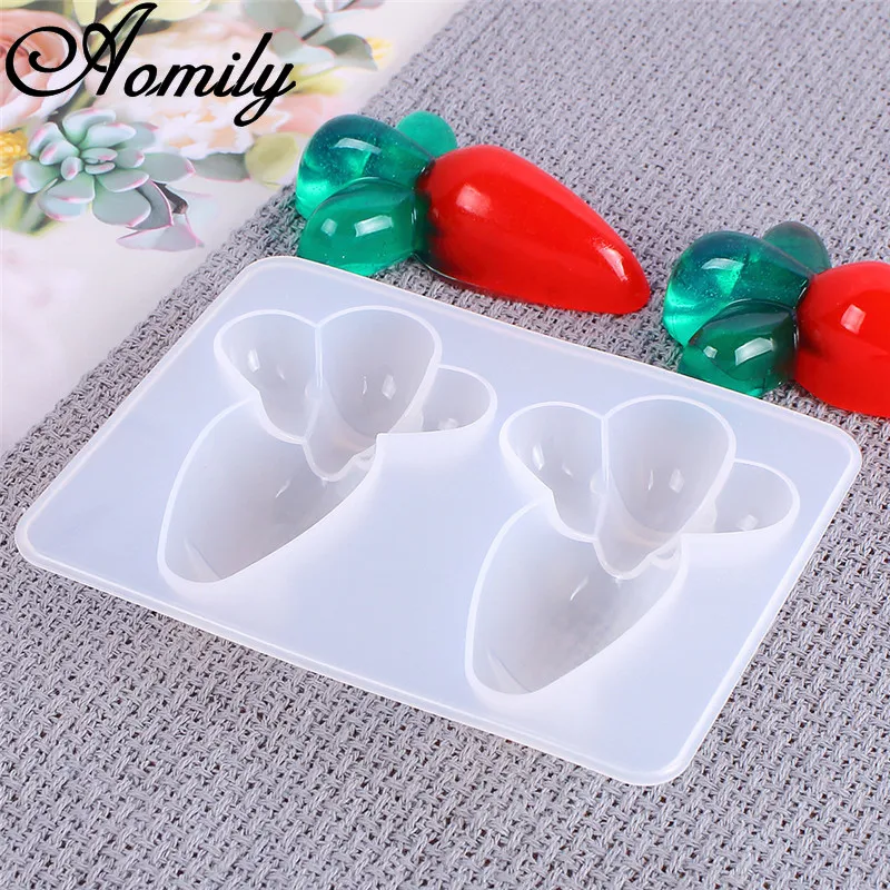 Новинка силиконовая форма Aomily в виде моркови для выпечки сделай сам льда мыла