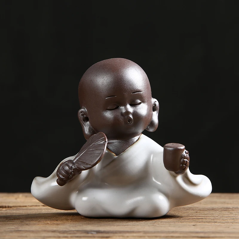 Чайный питомец фиолетовая глина милая фотография китайская чайный набор