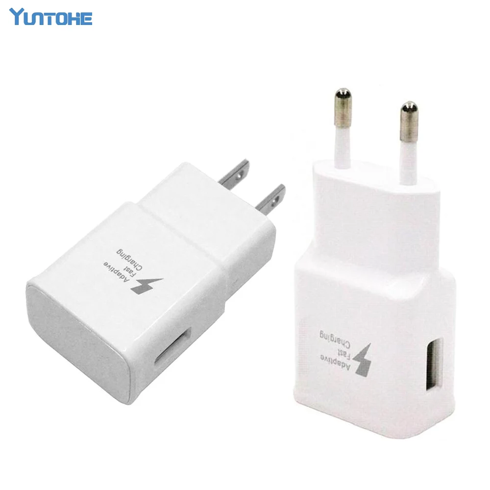 EU US Адаптивное быстрое зарядное устройство 5 В 2A USB настенное адаптер питания для