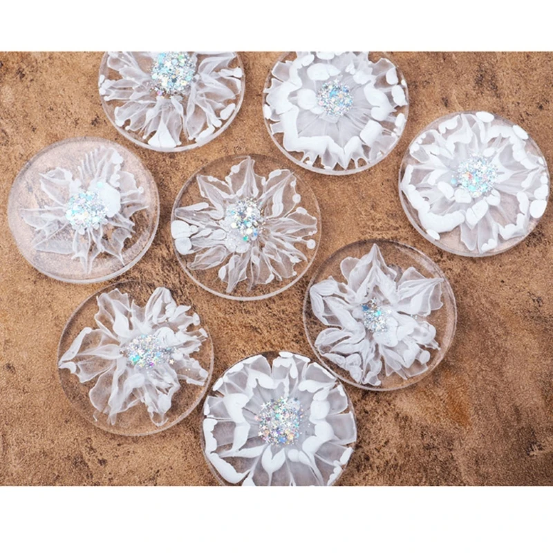 

5Pcs Coaster Molds with Coaster Storage Box Mold Kit Epoxy Resin Molds for Resin Cups Mats Home Decoration Resin Crafts