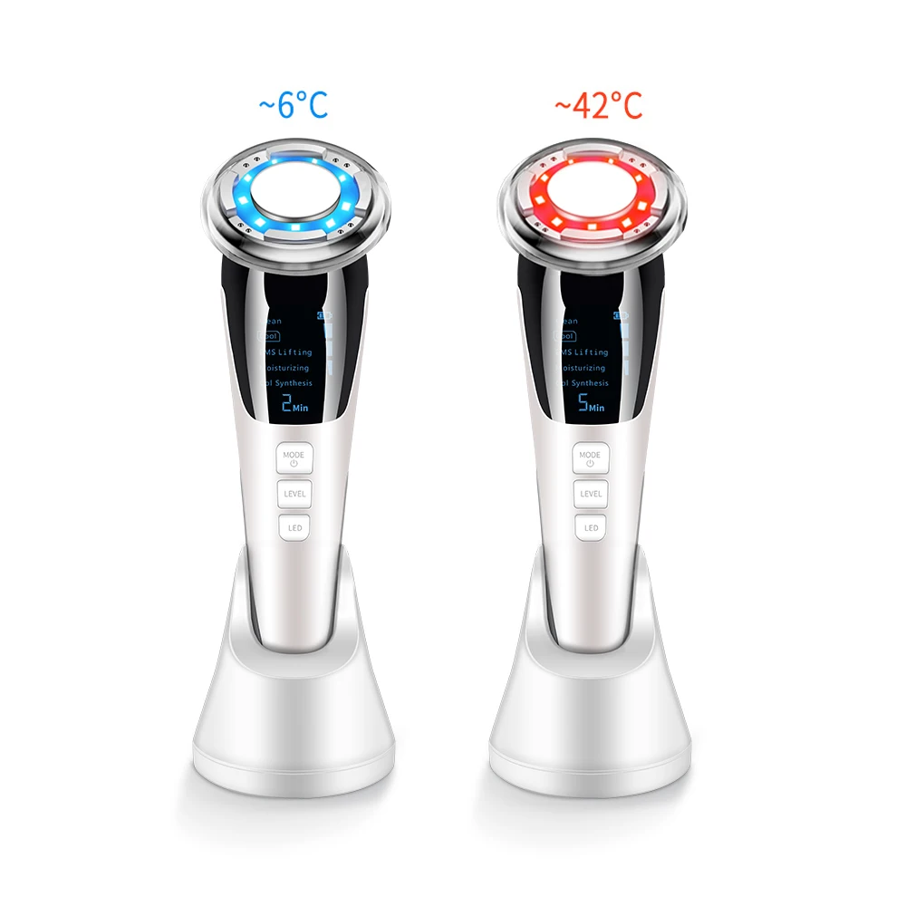 

7in1RF&EMS Radio Mesotherapy Electroporation rf lifting Beauty LED Photon Face Skin Rejuvenation Remover Wrinkle Radio Frequency