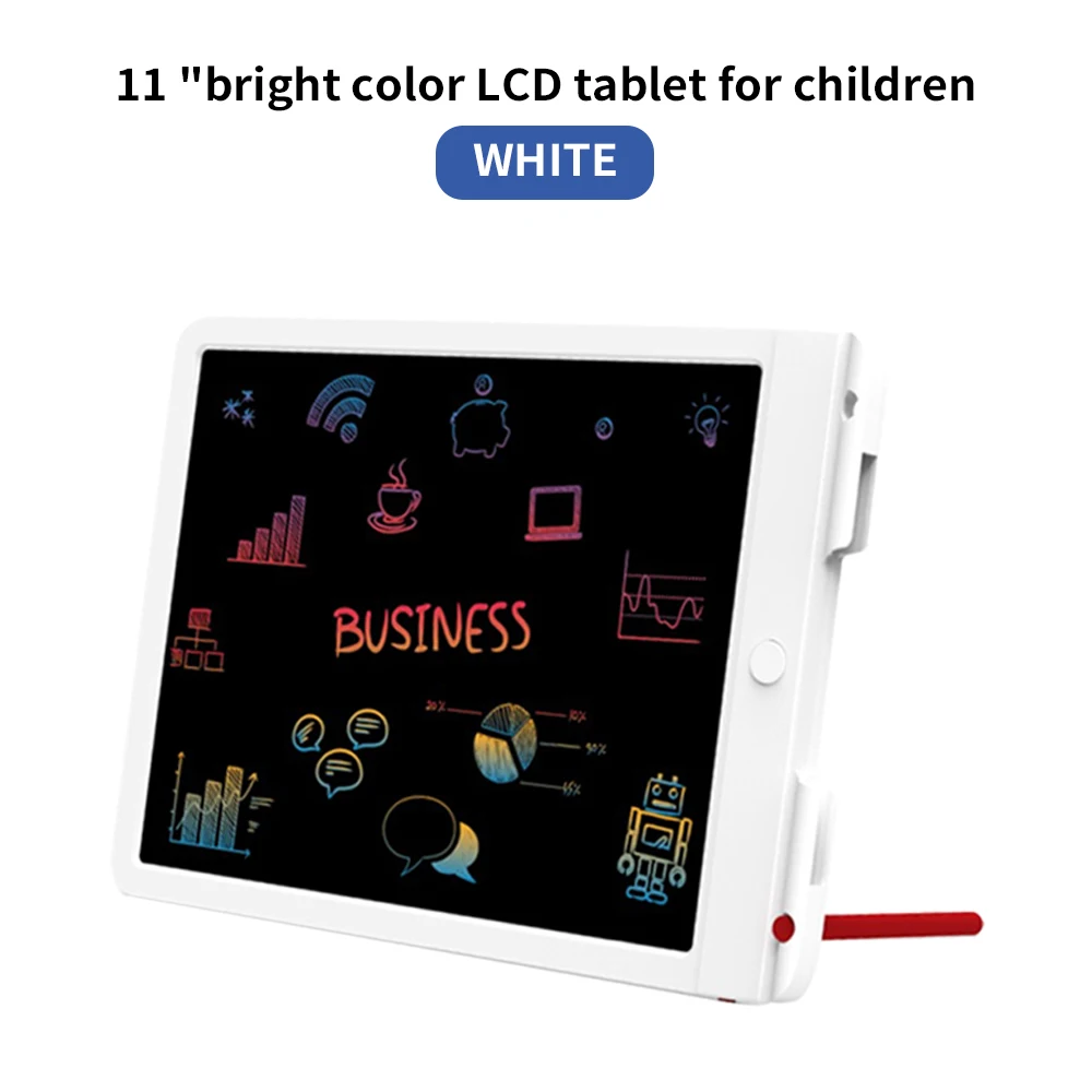 Электронный графический планшет цветной для рисования с ЖК экраном 11 дюймов со